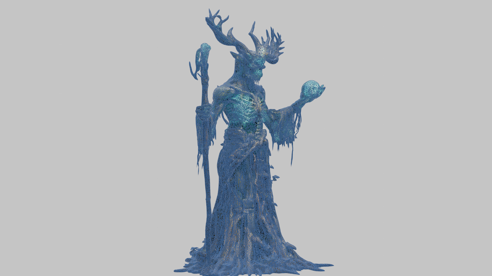 Forest Guardian 3D Model Low-poly 3D model_9