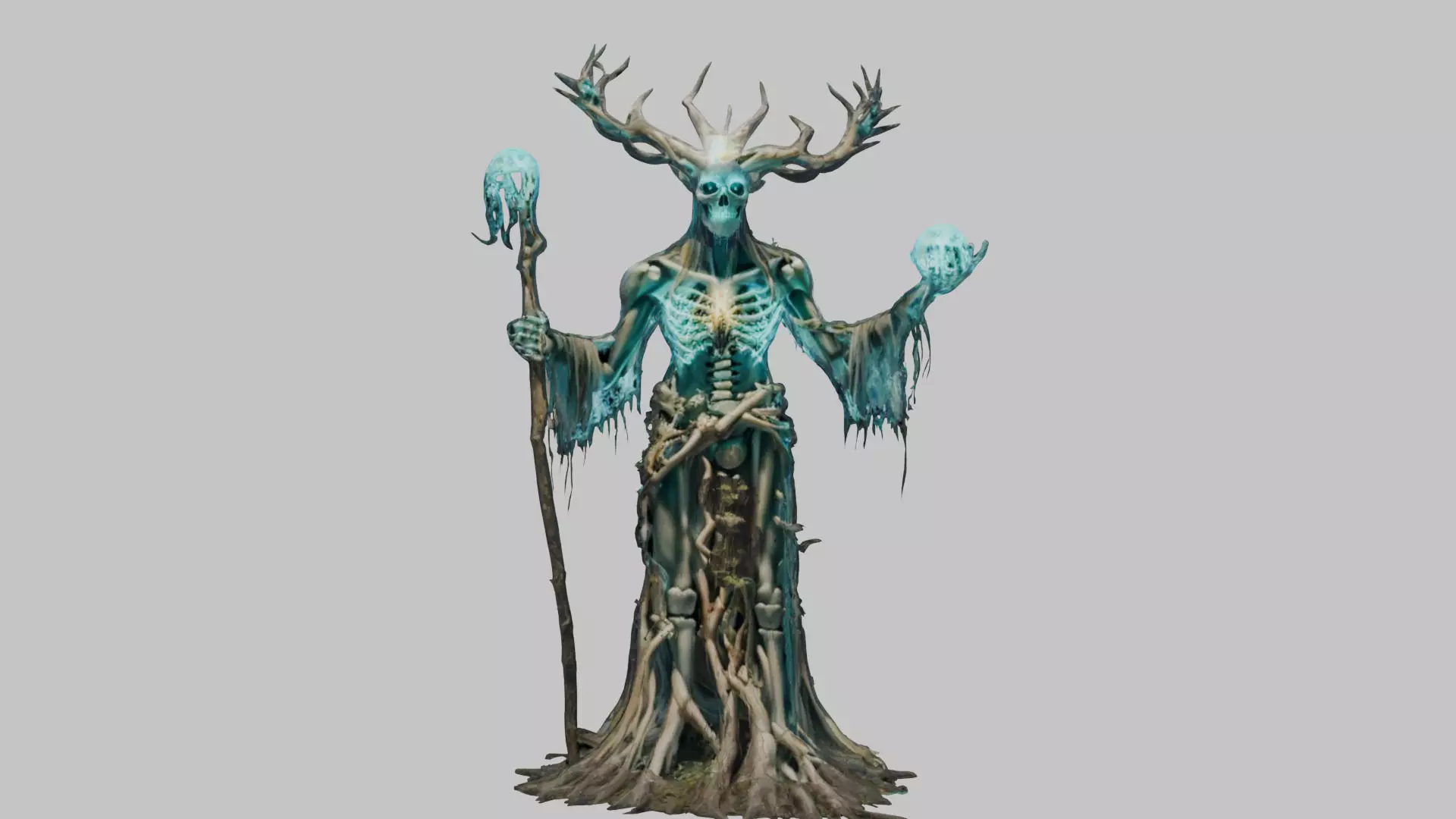 Forest Guardian 3D Model Low-poly 3D model_0