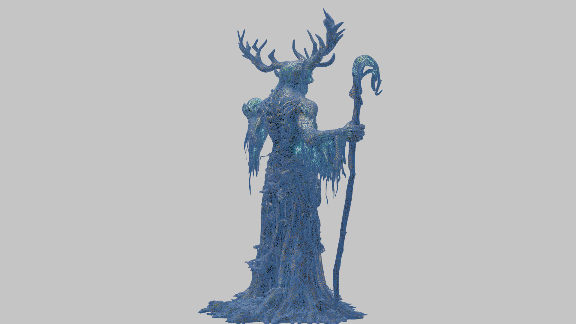 Forest Guardian 3D Model Low-poly 3D model_11