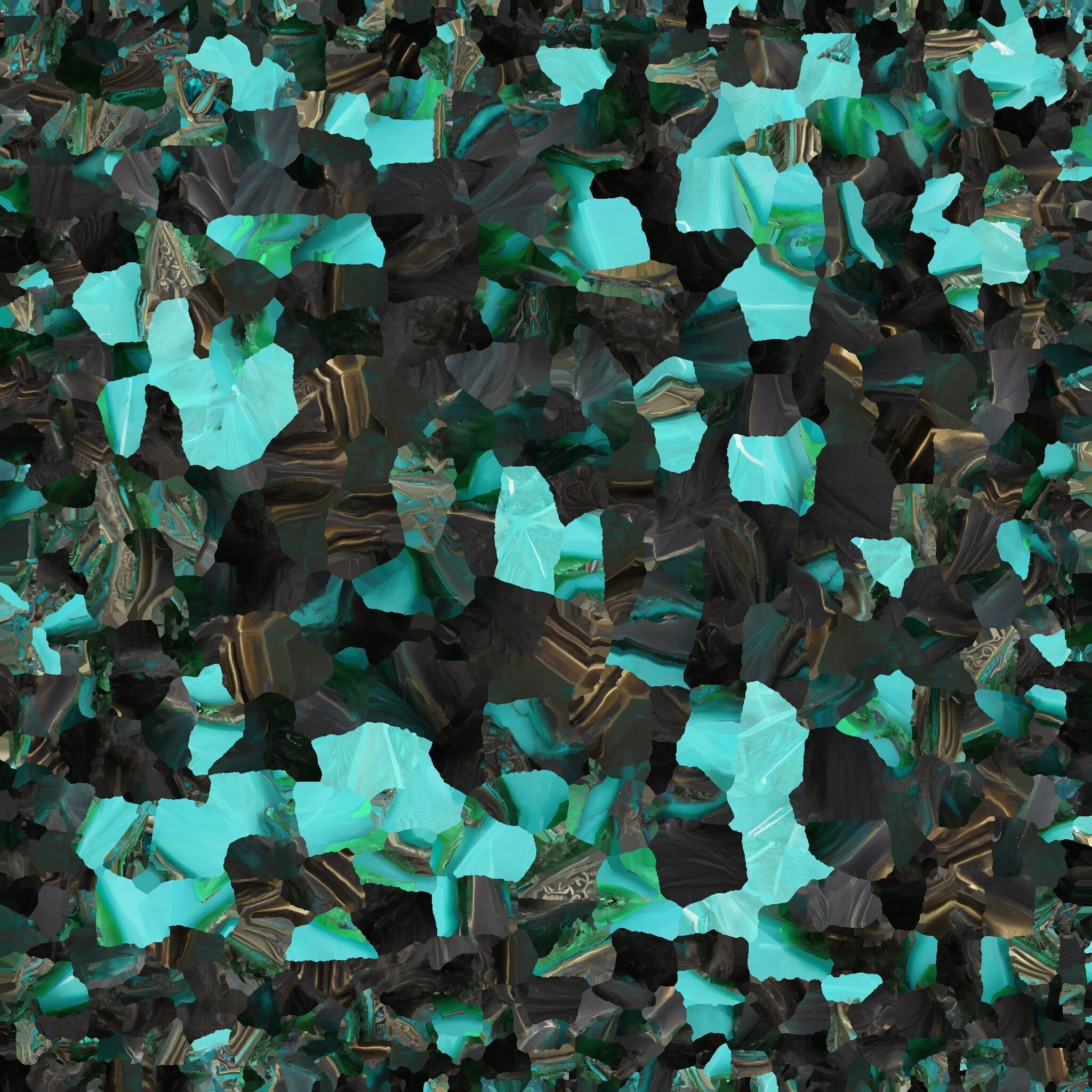 Emerald Obelisk Low-poly 3D model_17