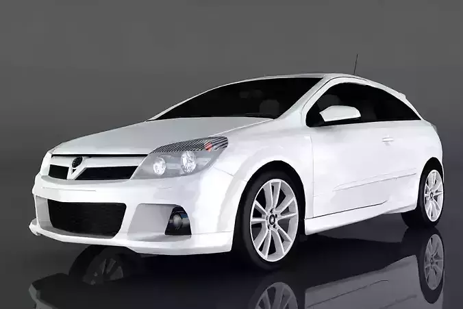 Vauxhall Astra Low-poly 3D model