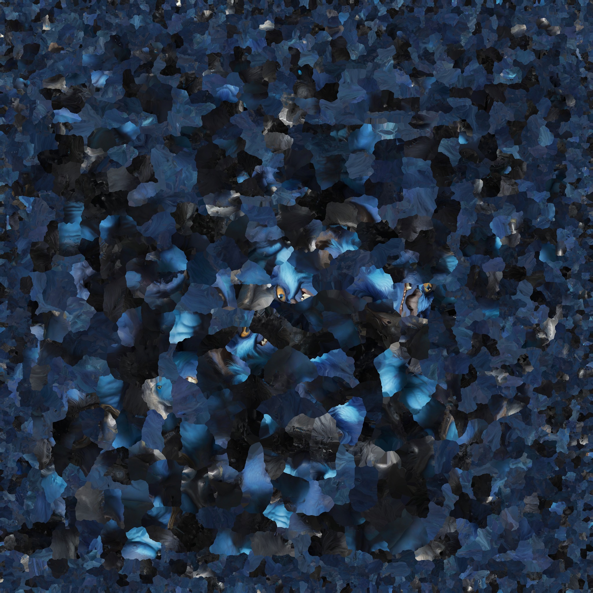 Blue Forest Goblin 3D Model Low-poly 3D model_8