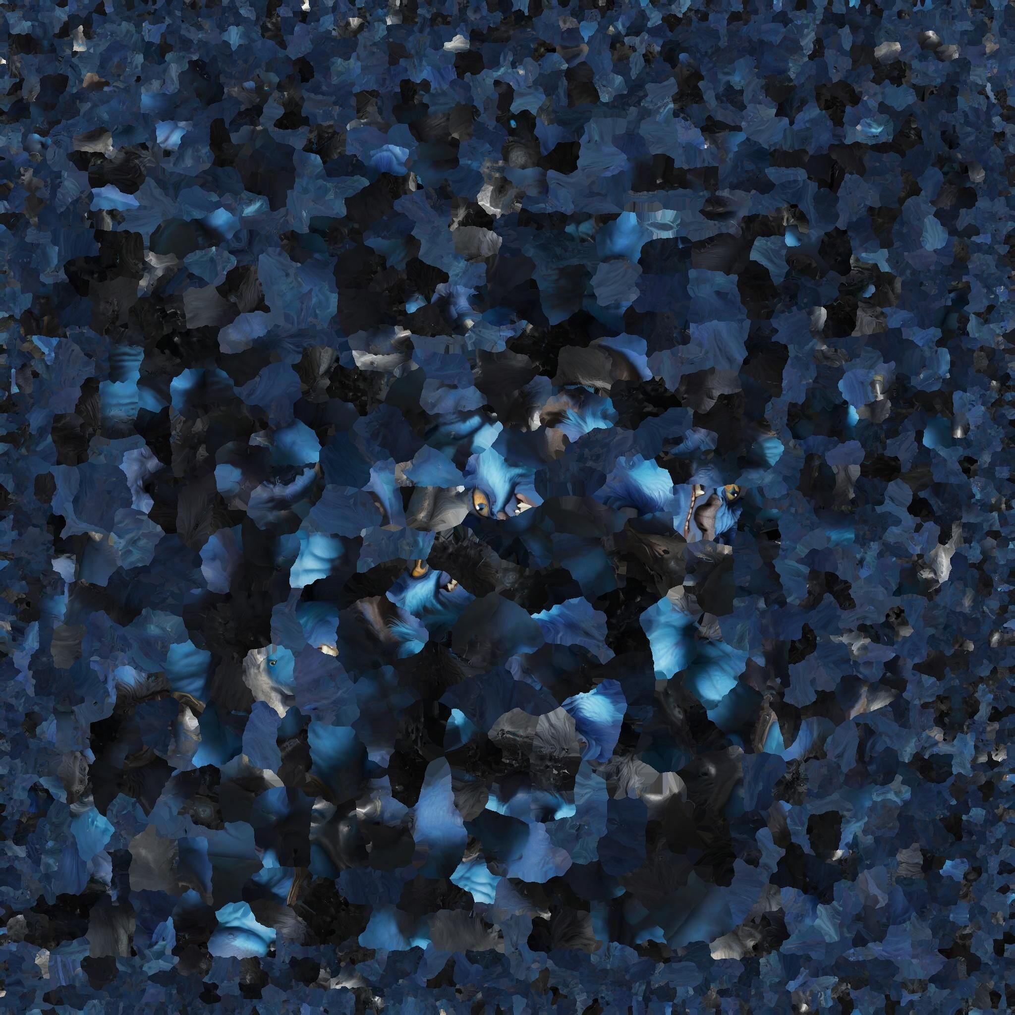 Blue Forest Goblin 3D Model Low-poly 3D model_17