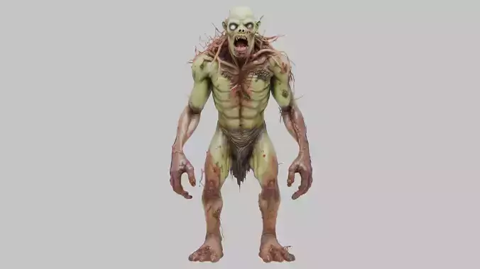 Ultra Realistic Humanoid Monster 3D Model
