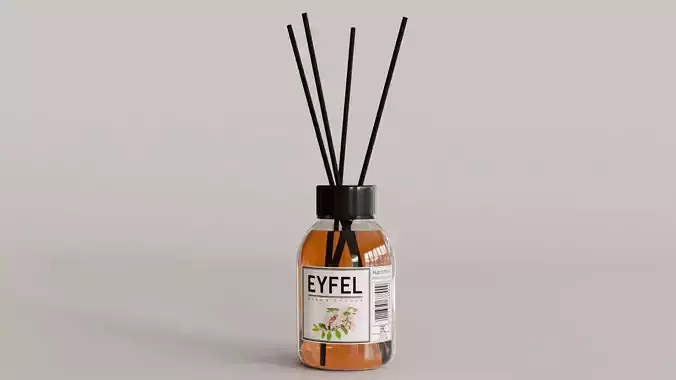 Eyfel Perfume Reed Diffuser Acacia Low-poly 3D model