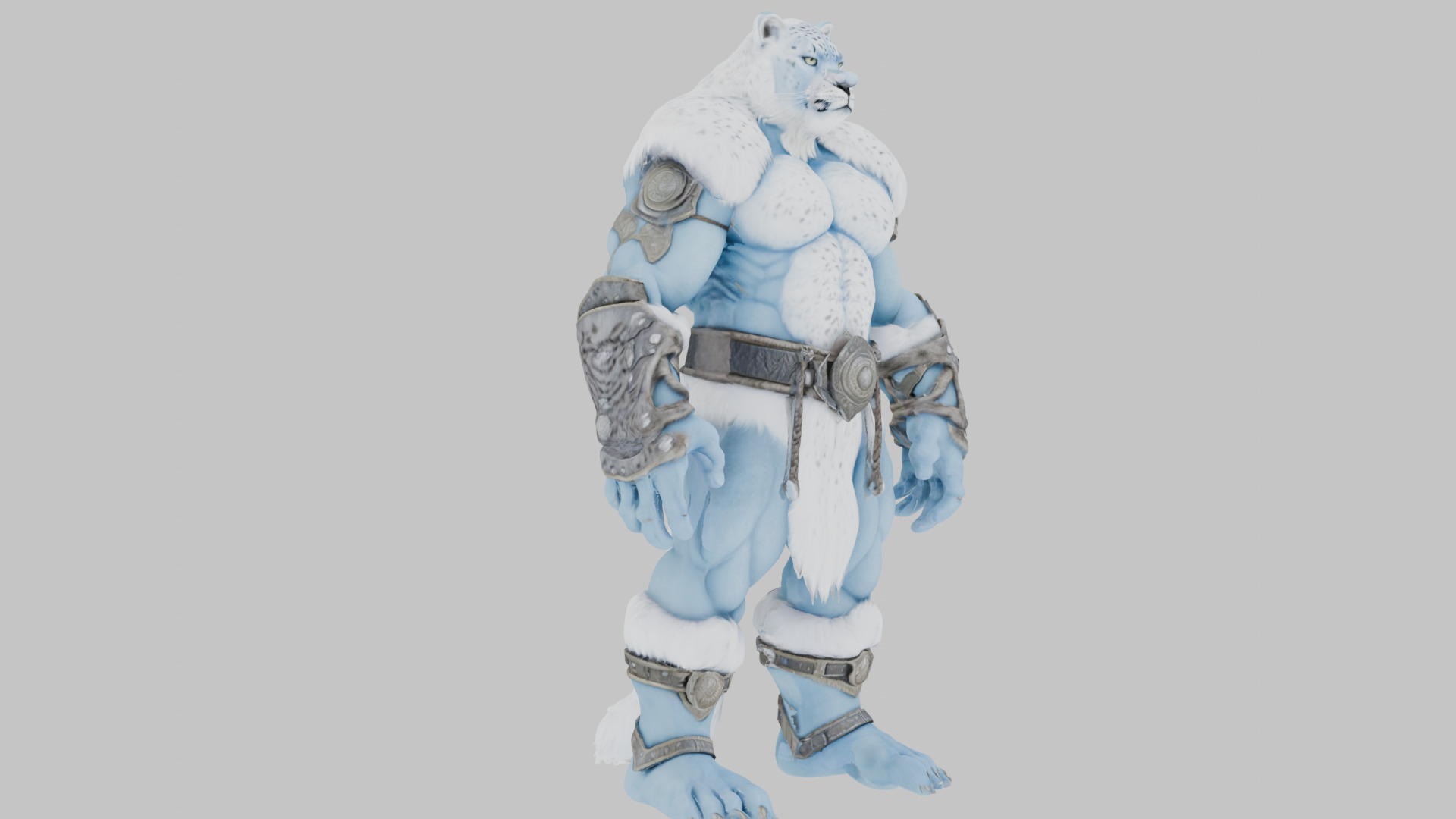 Frost Giant Snow 3D Model Low-poly 3D model_1