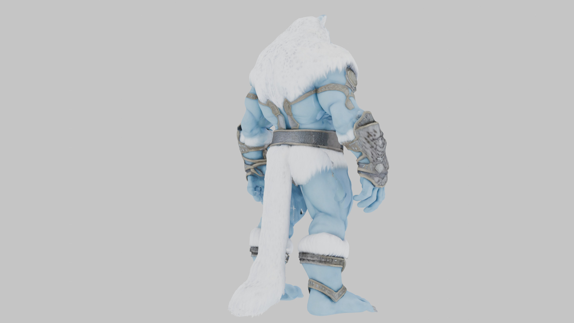Frost Giant Snow 3D Model Low-poly 3D model_3