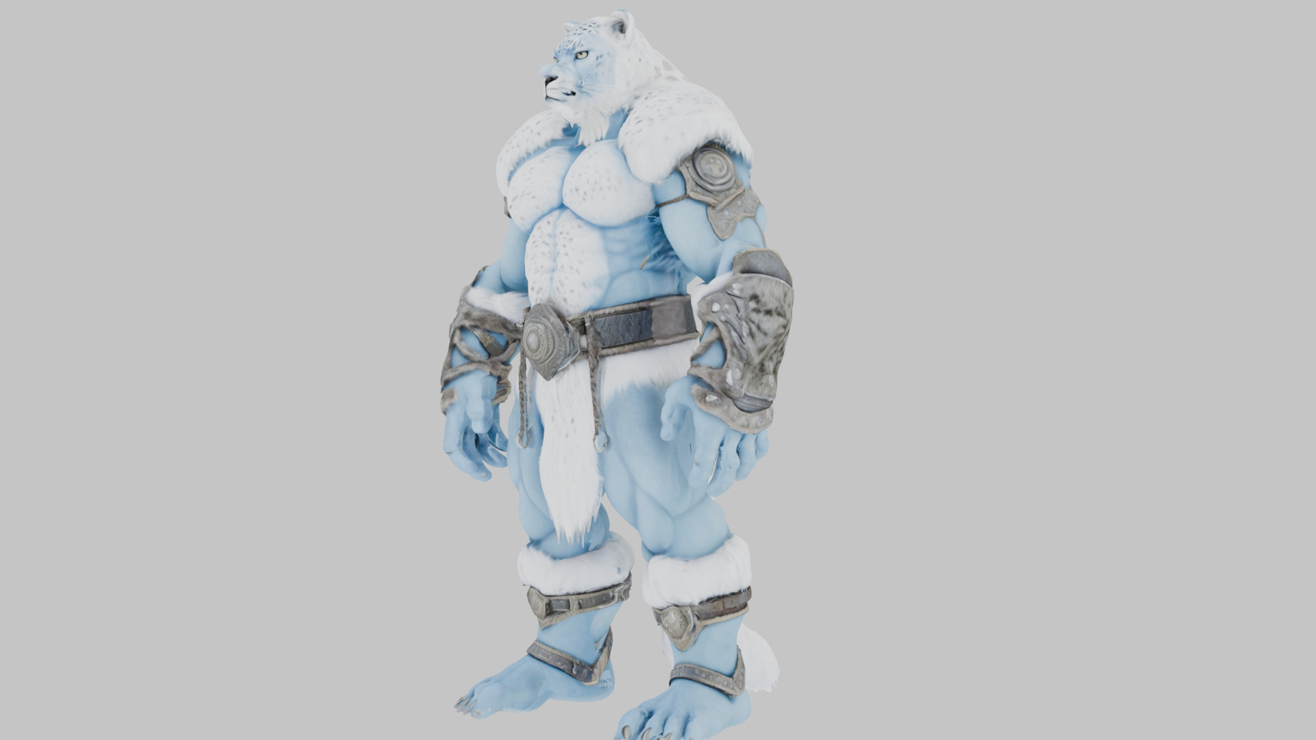 Frost Giant Snow 3D Model Low-poly 3D model_7