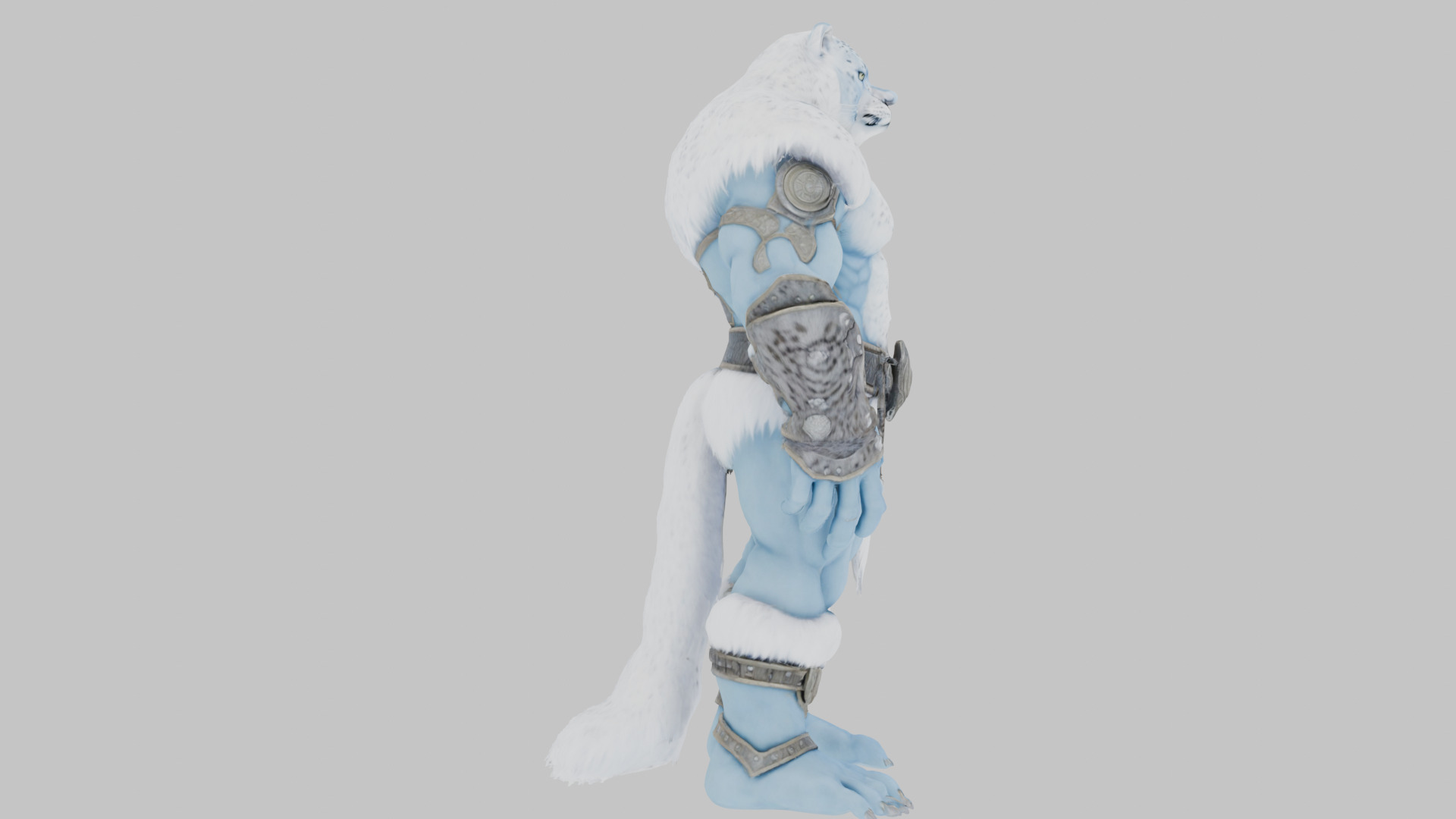 Frost Giant Snow 3D Model Low-poly 3D model_2