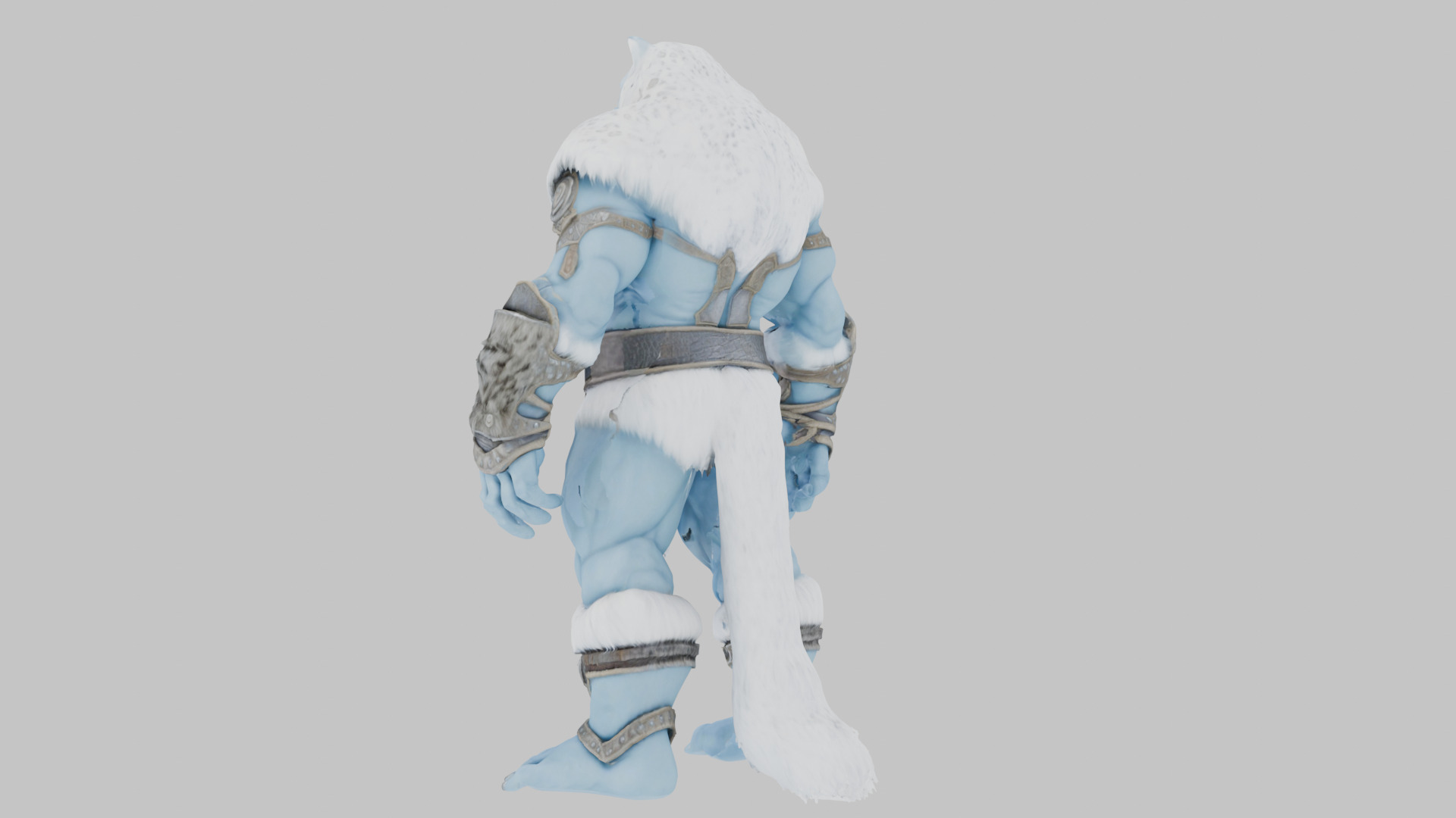 Frost Giant Snow 3D Model Low-poly 3D model_5