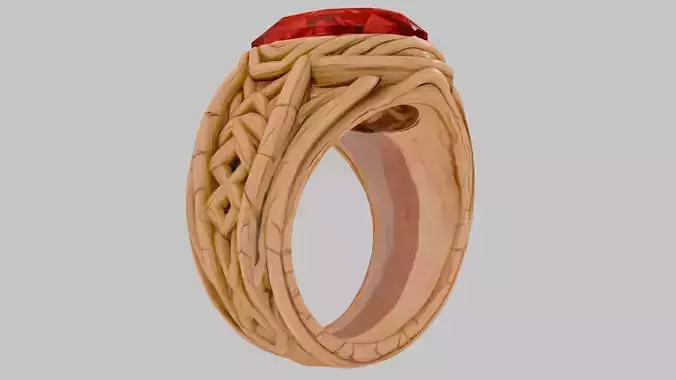 Dwarven Ring 3D Model