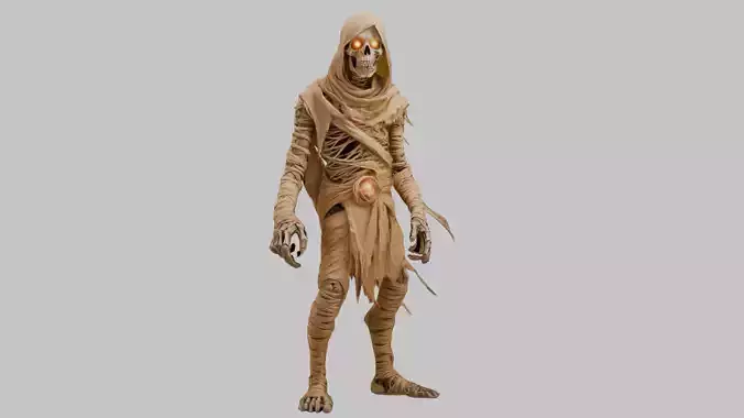 Ancient Stone Guardian Statue