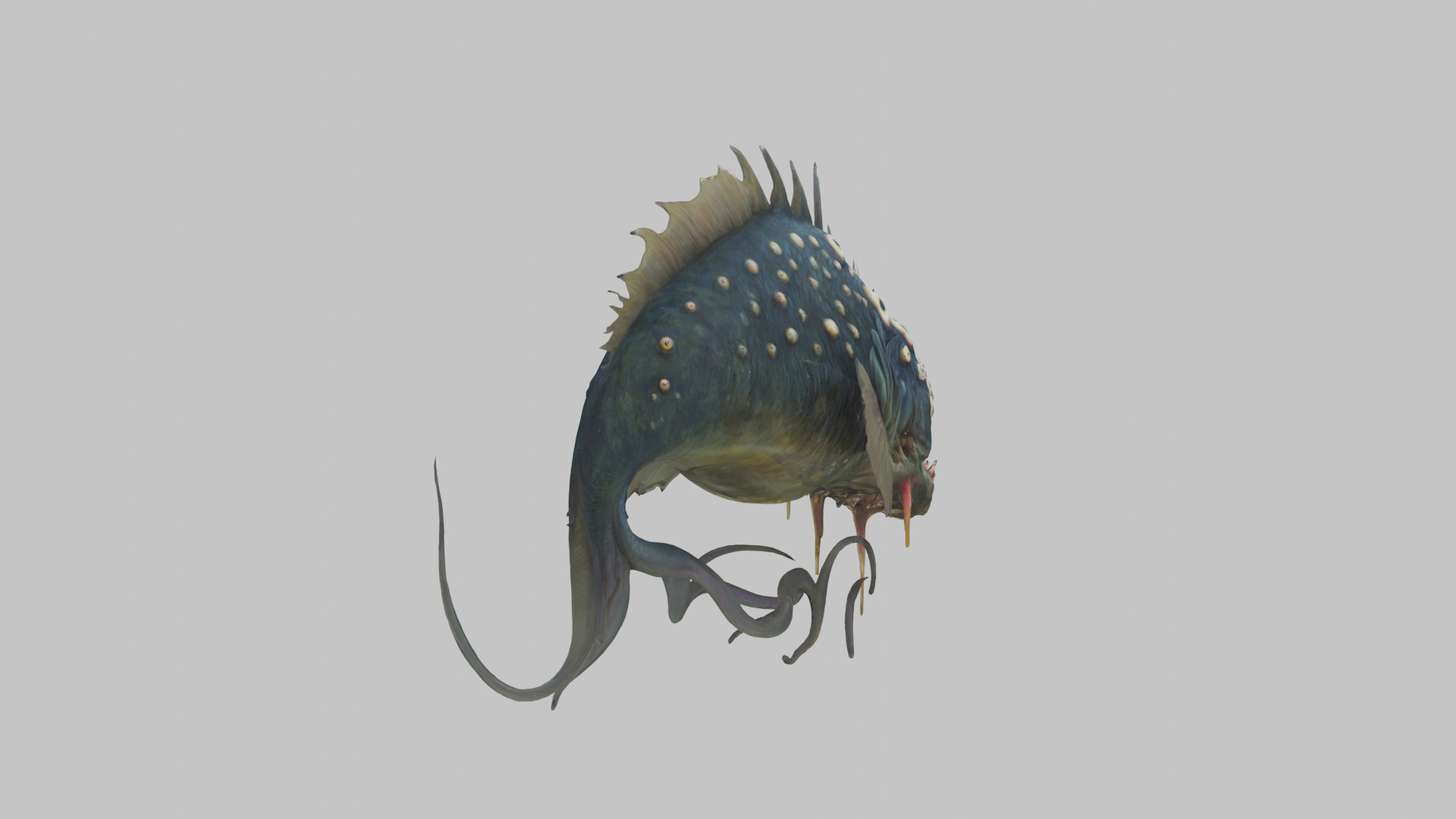 Abyssal Glare Monster 3D Model Low-poly 3D model_4