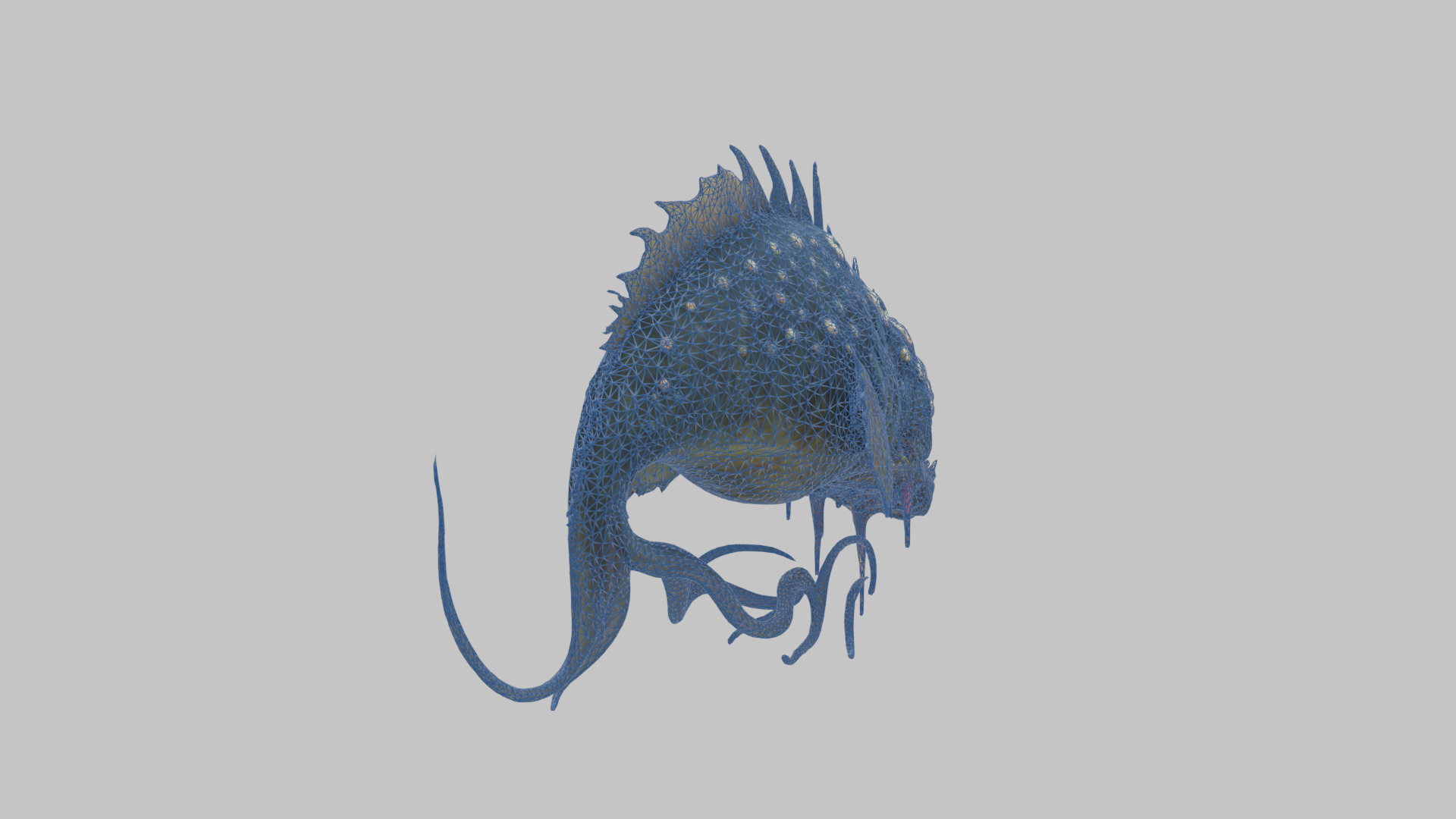 Abyssal Glare Monster 3D Model Low-poly 3D model_13