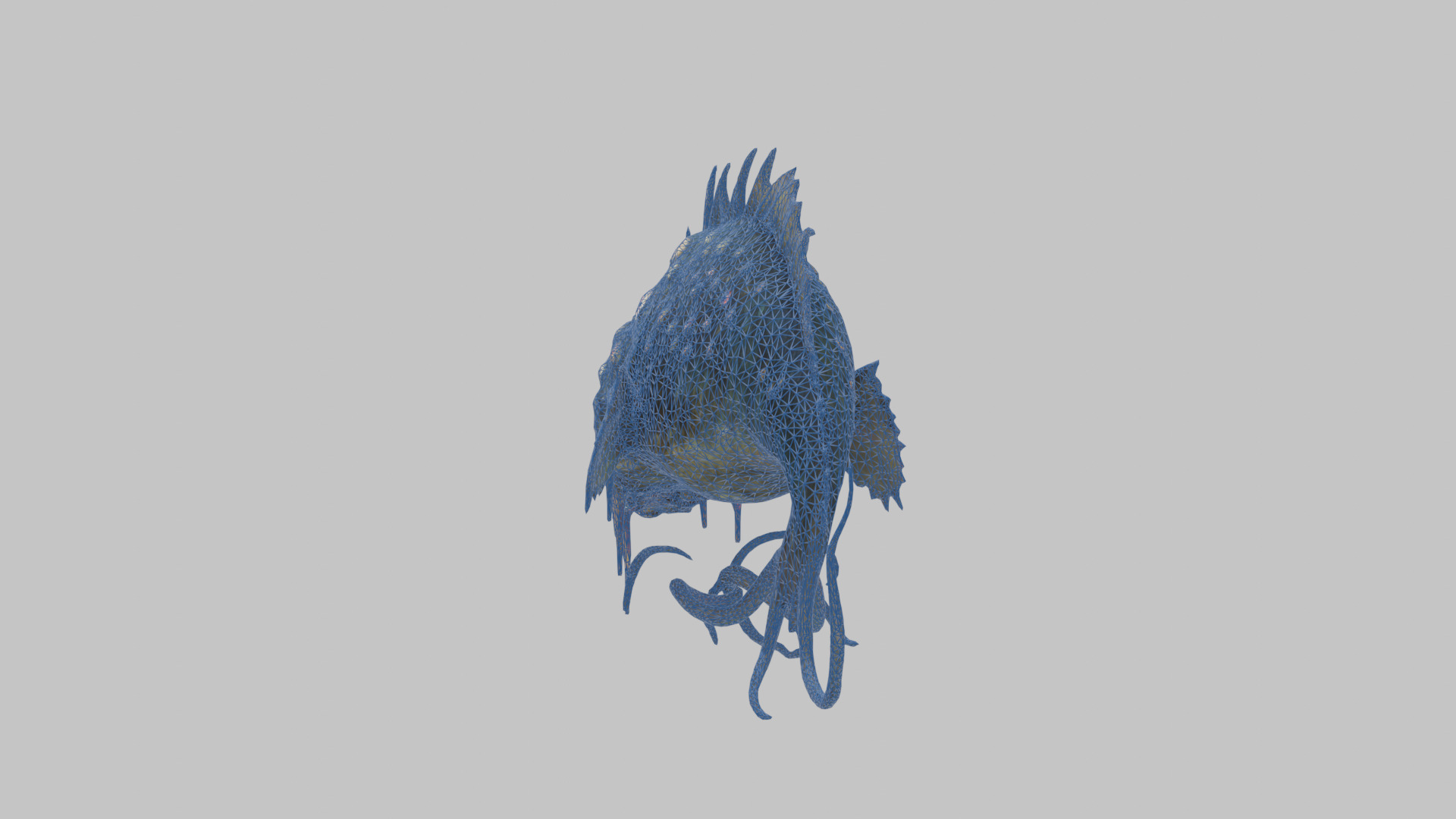 Abyssal Glare Monster 3D Model Low-poly 3D model_14