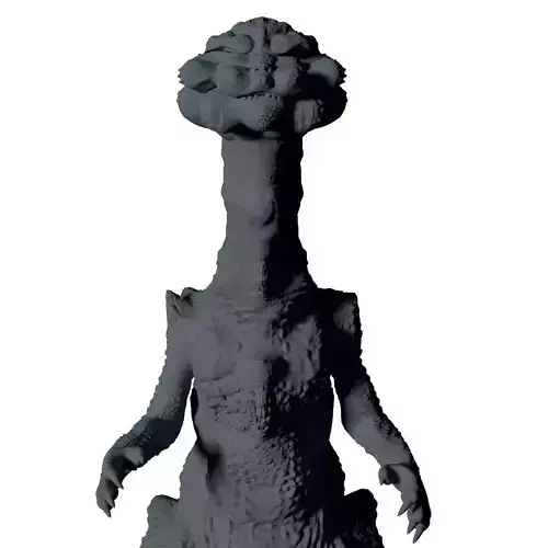 Godzilla mushroom cloud 3dprint 3D print model