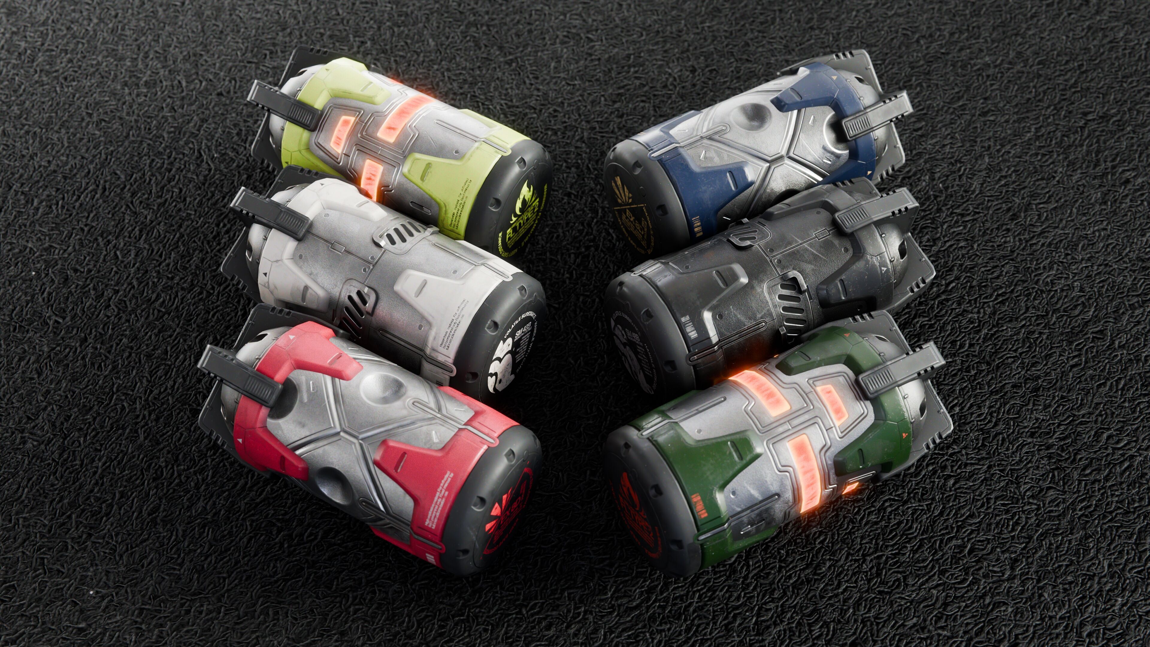 GAME READY CYBERPUNK GRENADES PBR RIGGED Low-poly 3D model_5