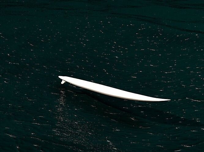 Surfboard Free low-poly 3D model