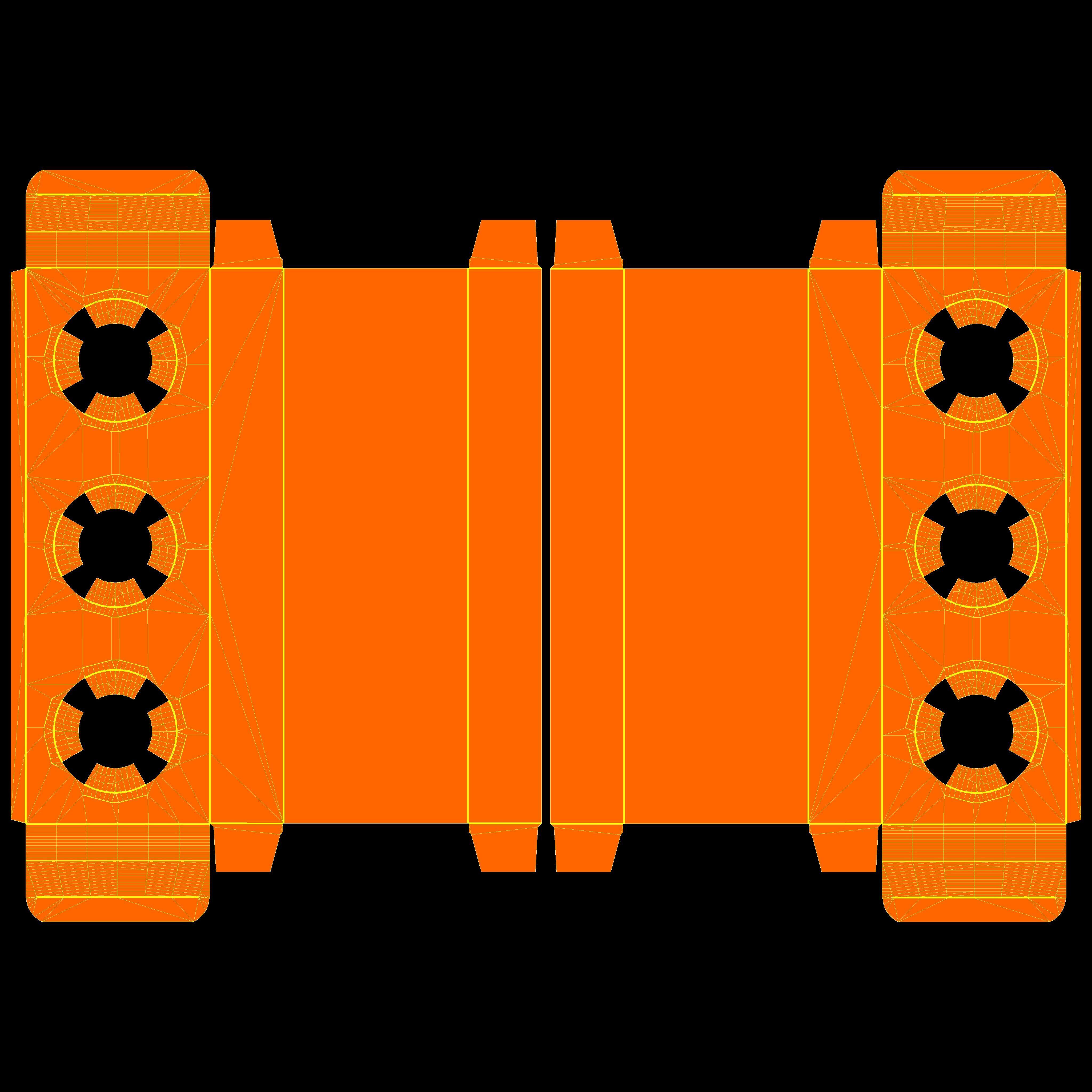 Three Coffee Cups with Kraft Paper Holder Texture_9