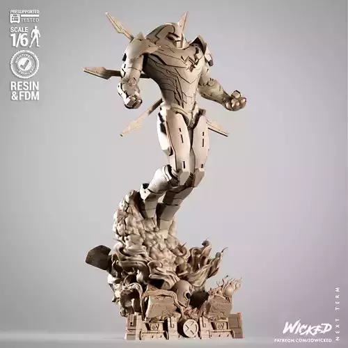 Wicked Marvel Nimrod Sculpture 3D print model Wicked Marvel Nimrod Sculpture 3D print model