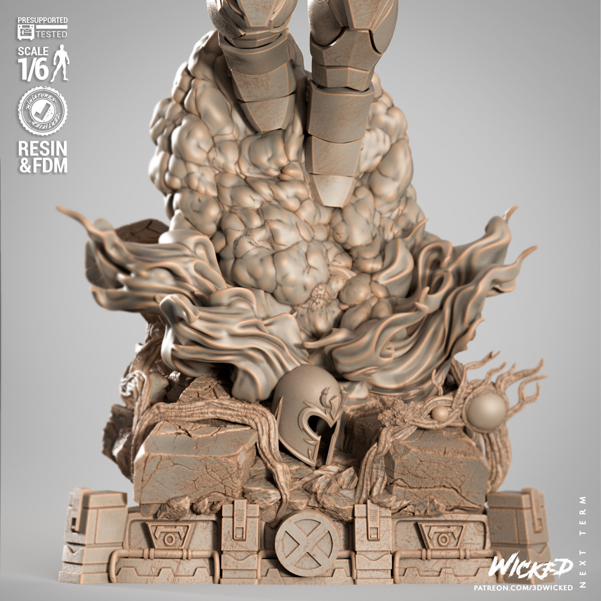 Wicked Marvel Nimrod Sculpture 3D print model_57