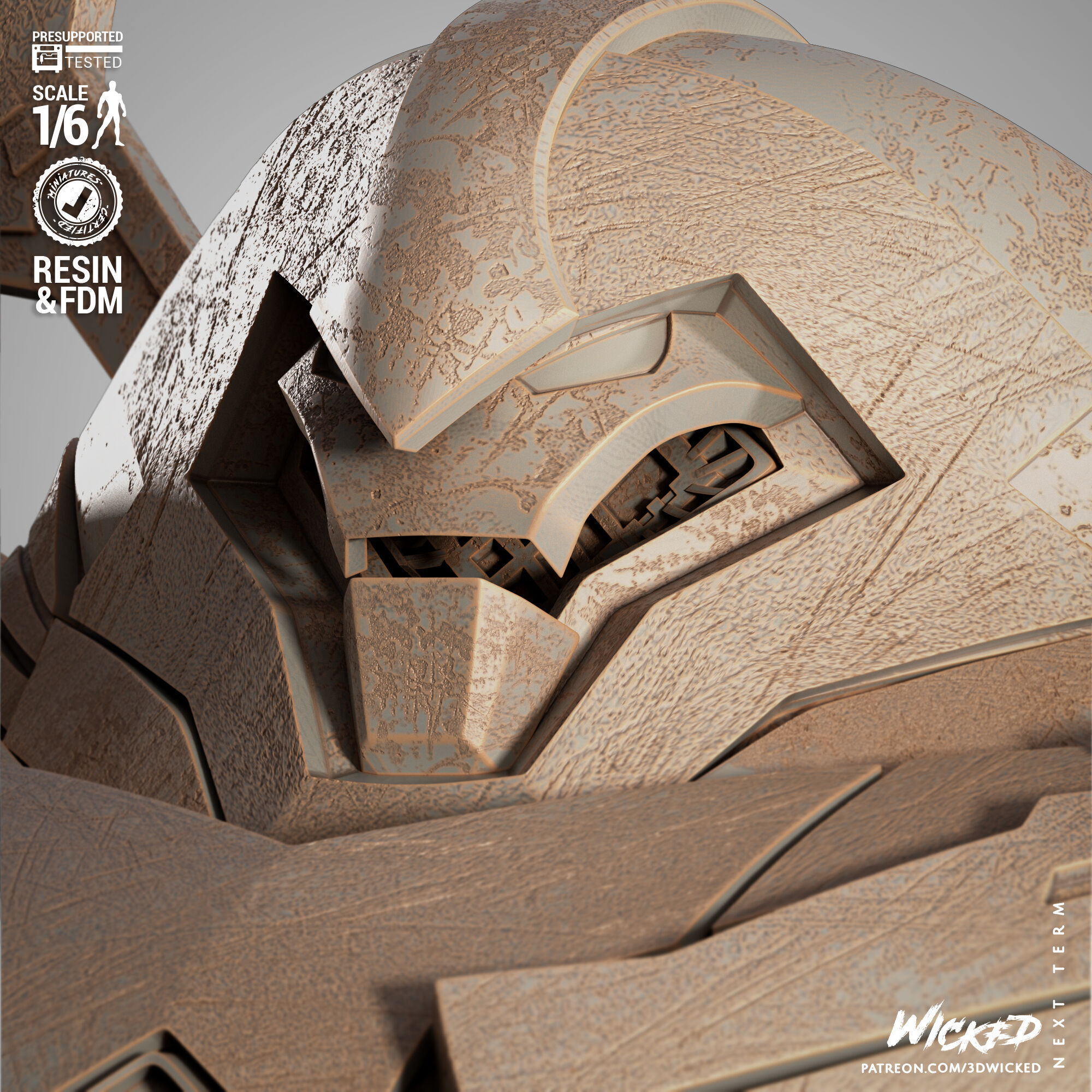 Wicked Marvel Nimrod Sculpture 3D print model_66