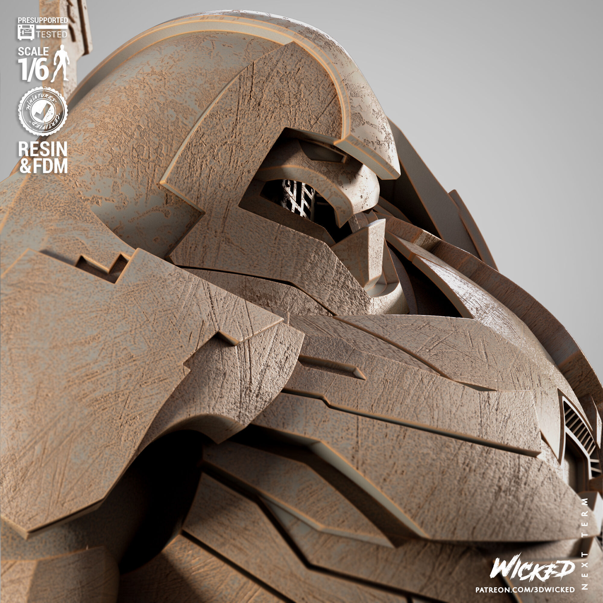 Wicked Marvel Nimrod Sculpture 3D print model_65