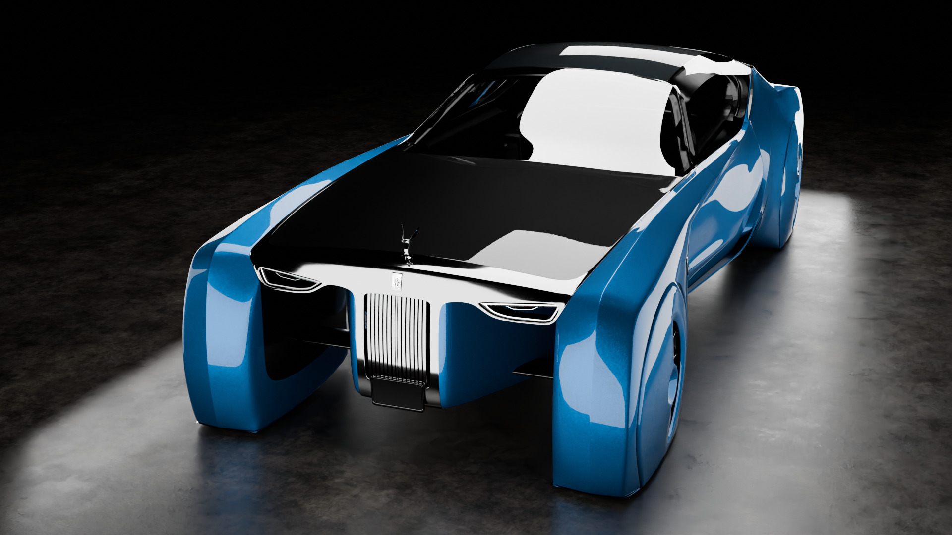 Rolls Royce Vision Next 100 3D model_5