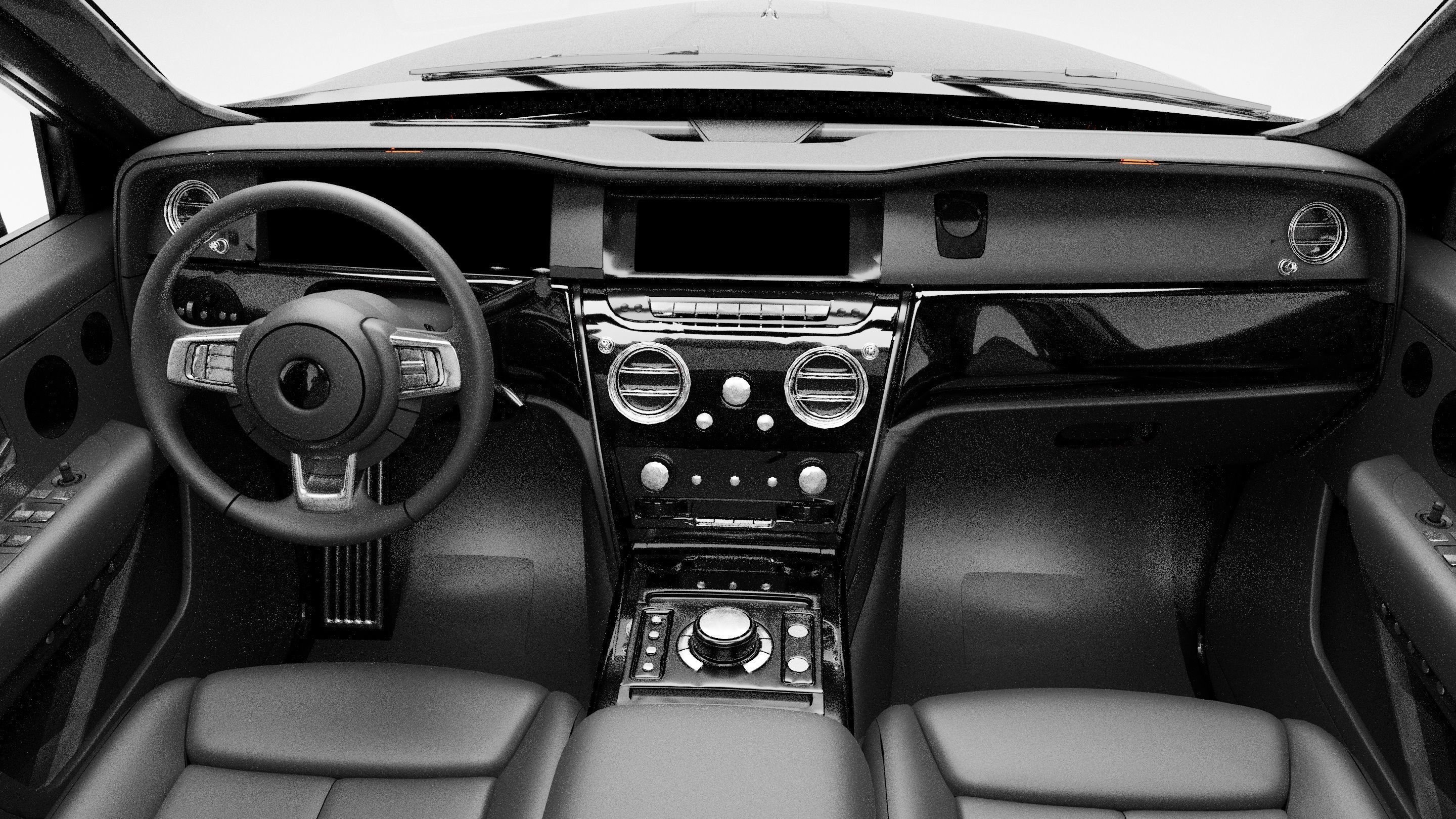 Rolls Royce Culinan with interior 3D model_1