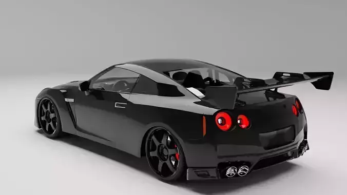 Nissan GTR with Interior