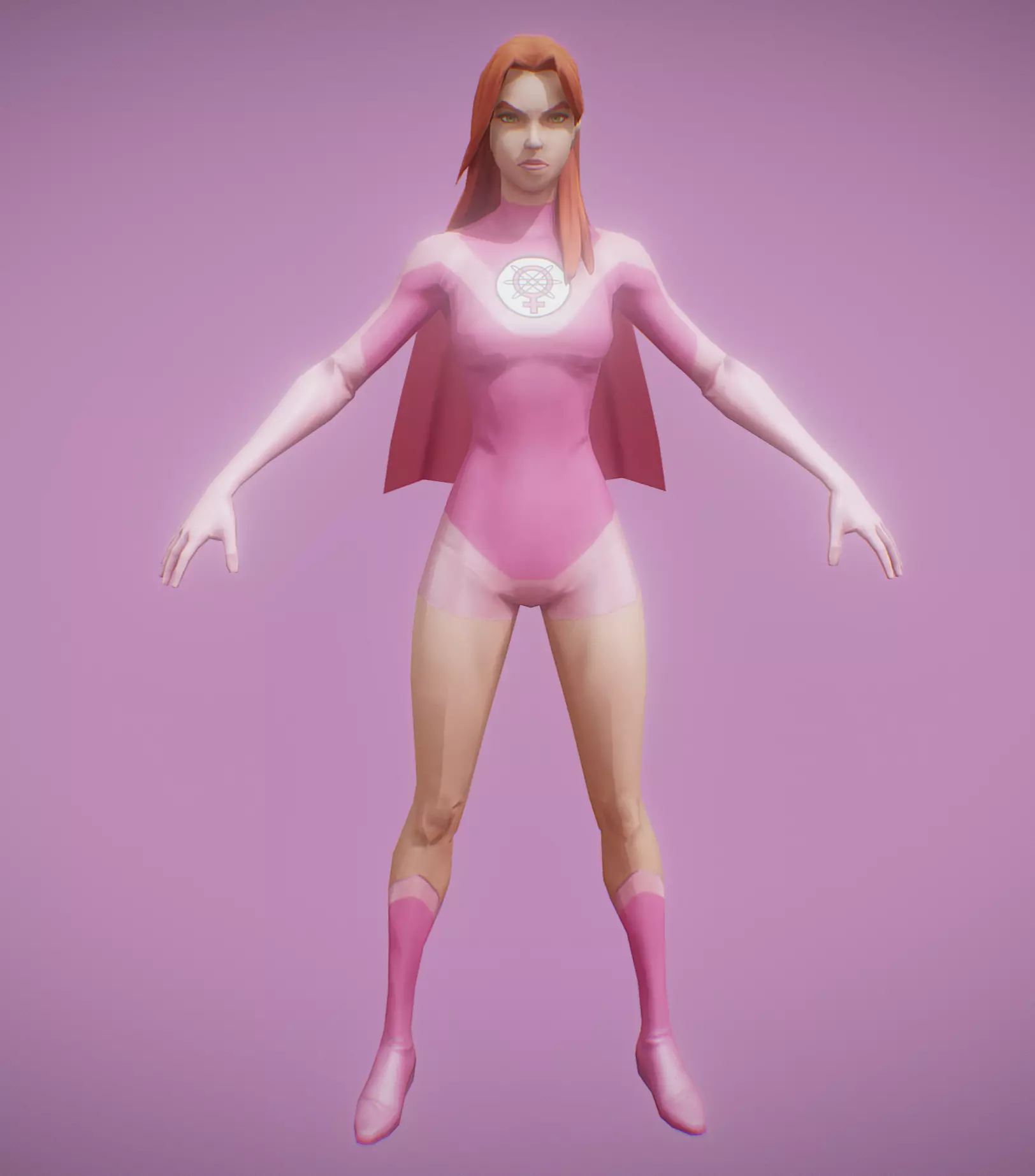 Atom Eve Low-poly 3D model