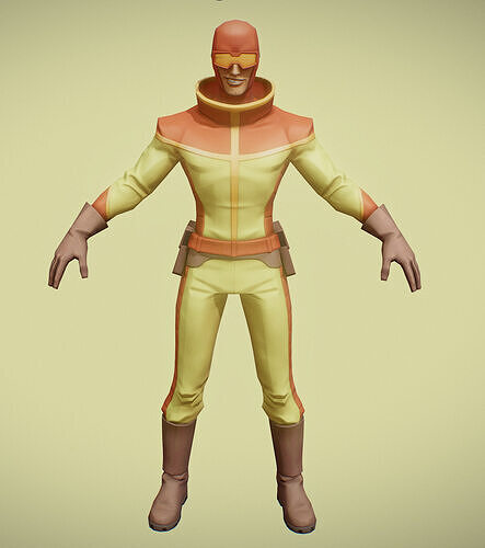 Rex Splode Low-poly 3D model