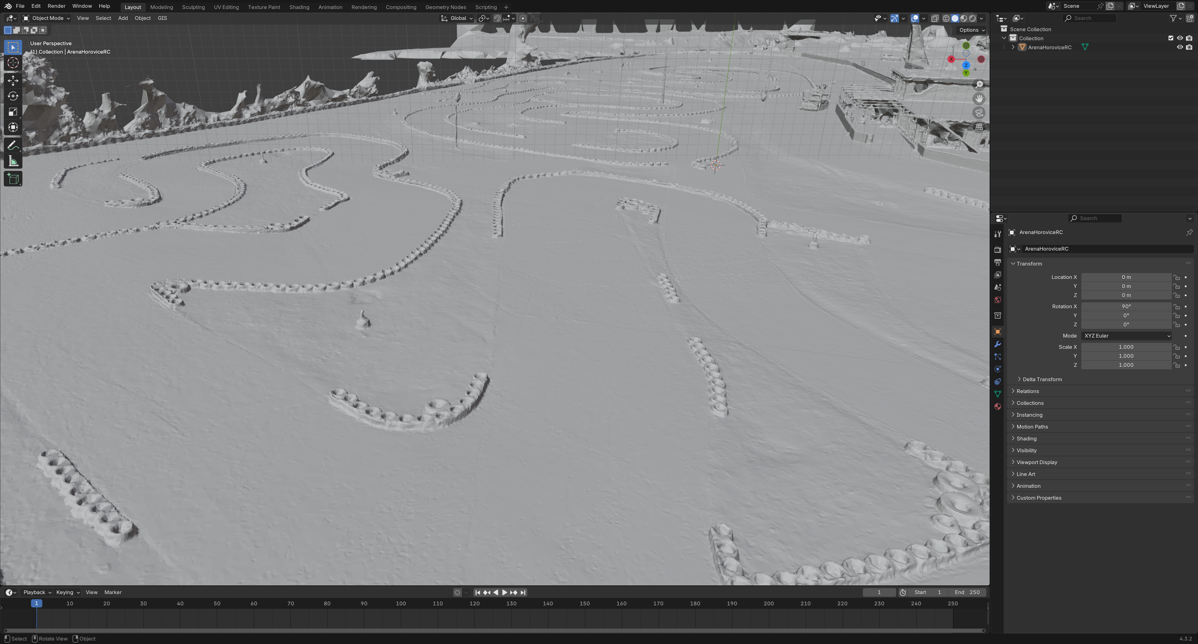 Go Kart Track 3D model_3