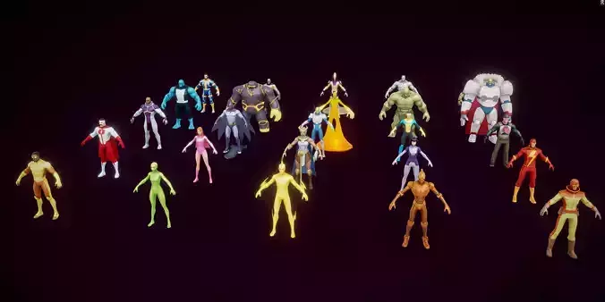 Epic Heroes Pack Invincible super Hero