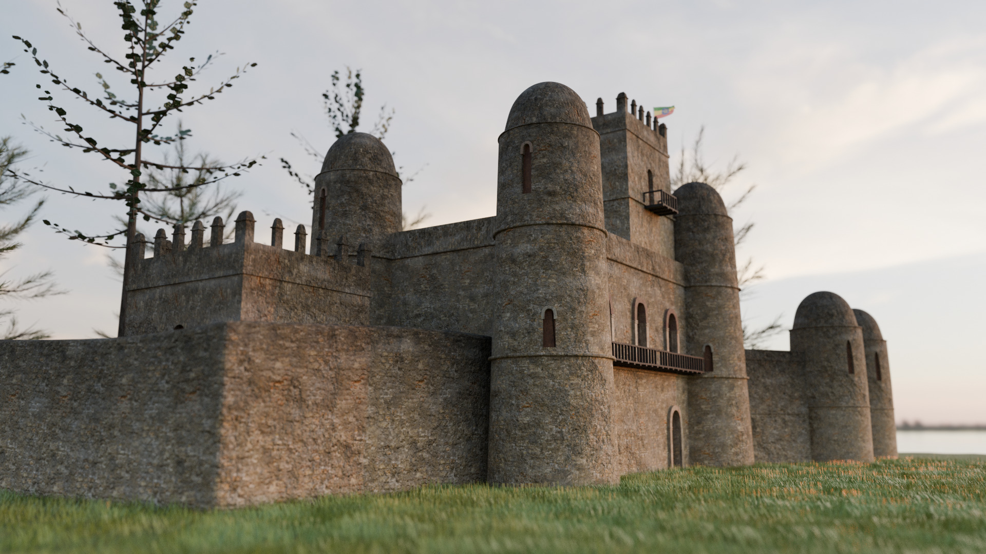 Fasil Ghebbi 3D model_5