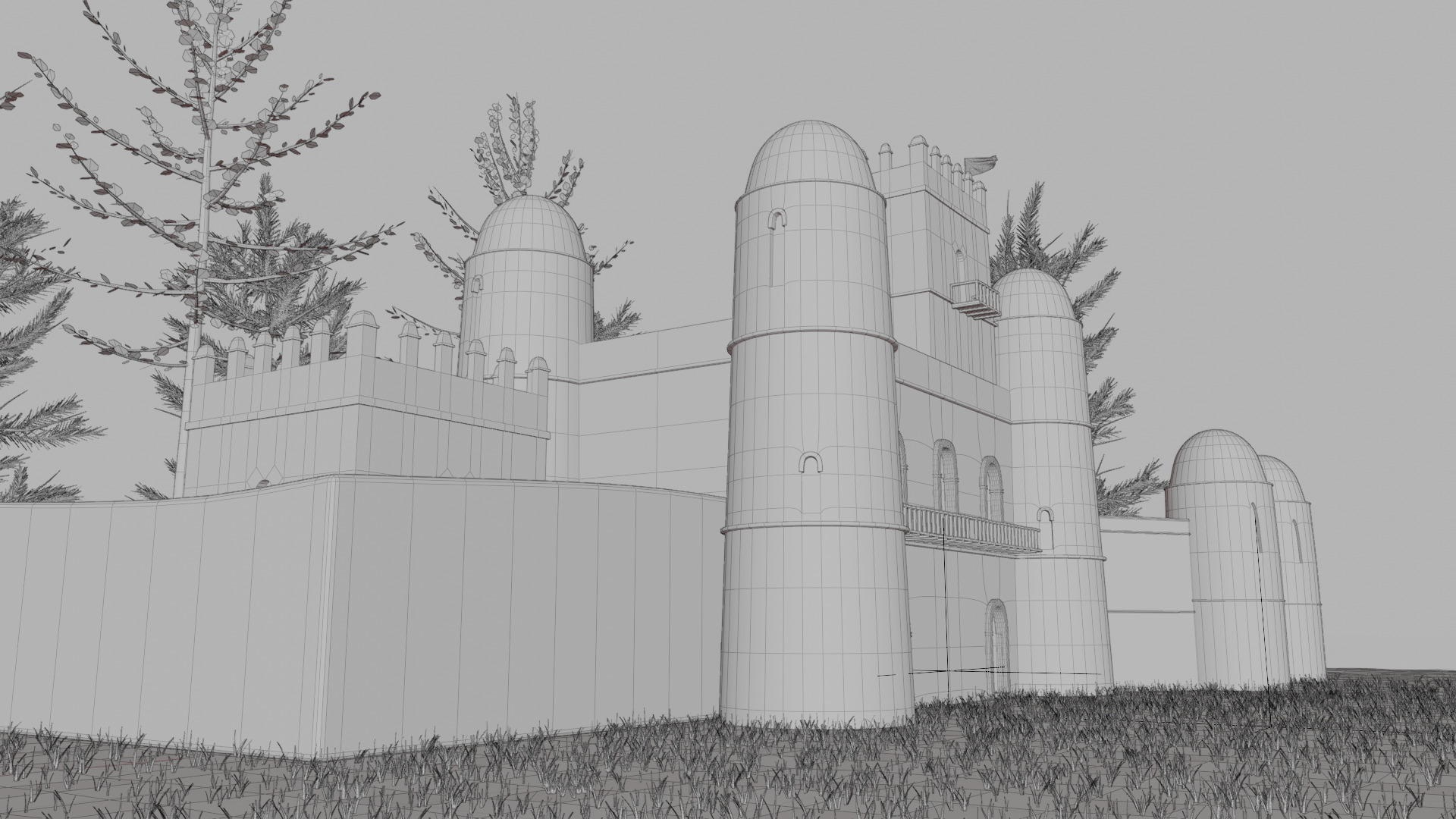 Fasil Ghebbi 3D model_6