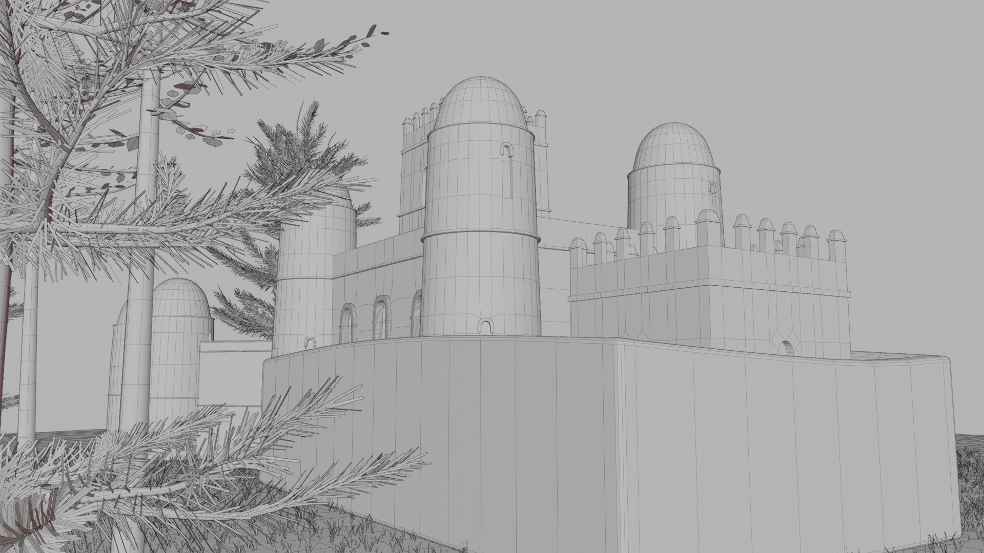 Fasil Ghebbi 3D model_8