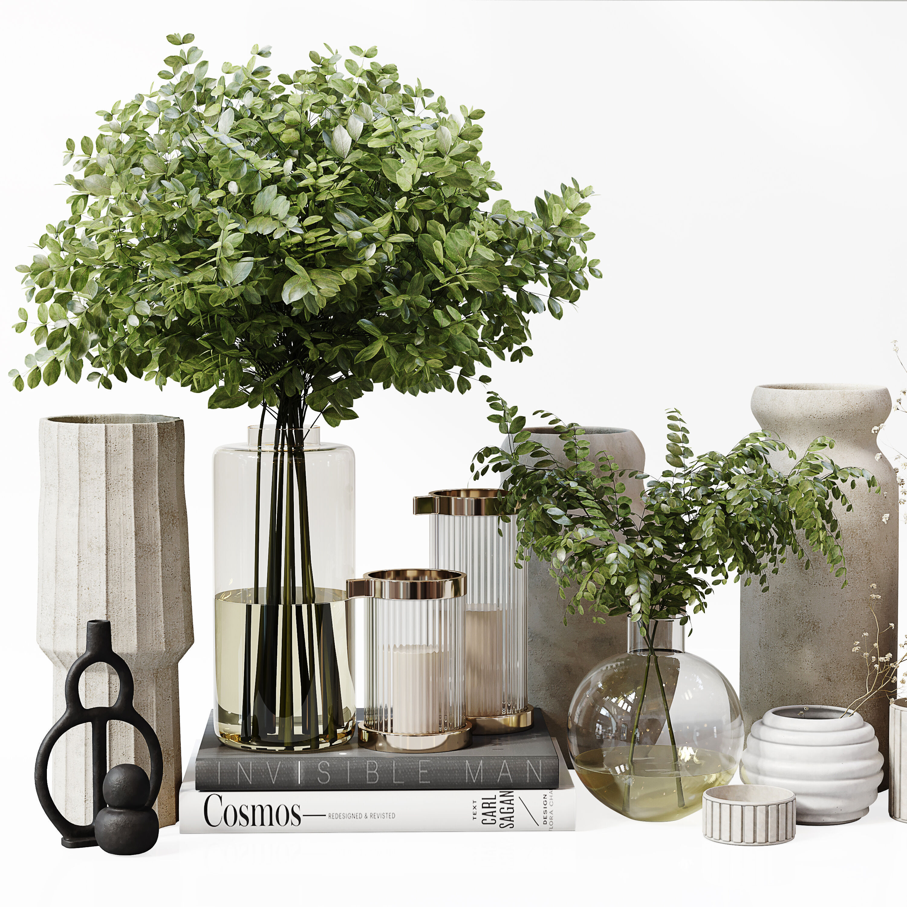 Decorative Set 245 Low-poly 3D model_5