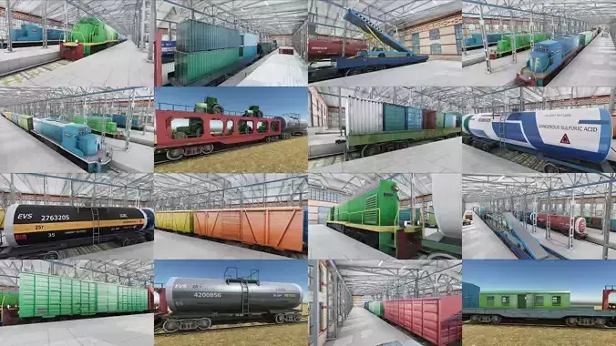 Railway Trains Collection 