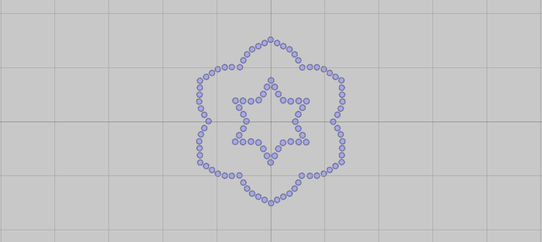 Star of David 34mm Diameter Mandala with Jump Ring and Stones 3D print model_6