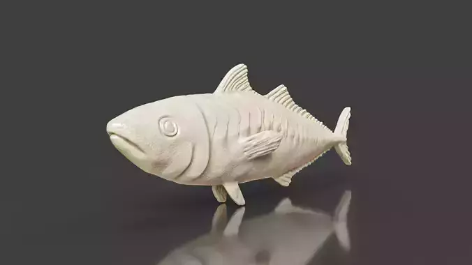 Sea Animal Sardine Mackerel Fish 3D print model