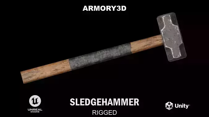 GAME READY SLEDGEHAMMER PBR RIGGED