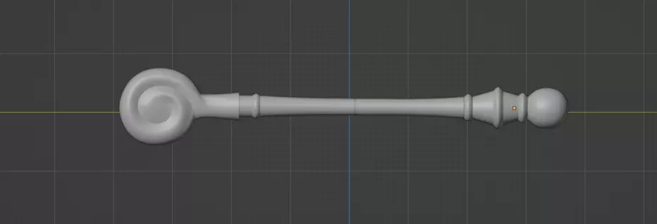 LED Dark Magician Girl Staff Prop 3D print model_0