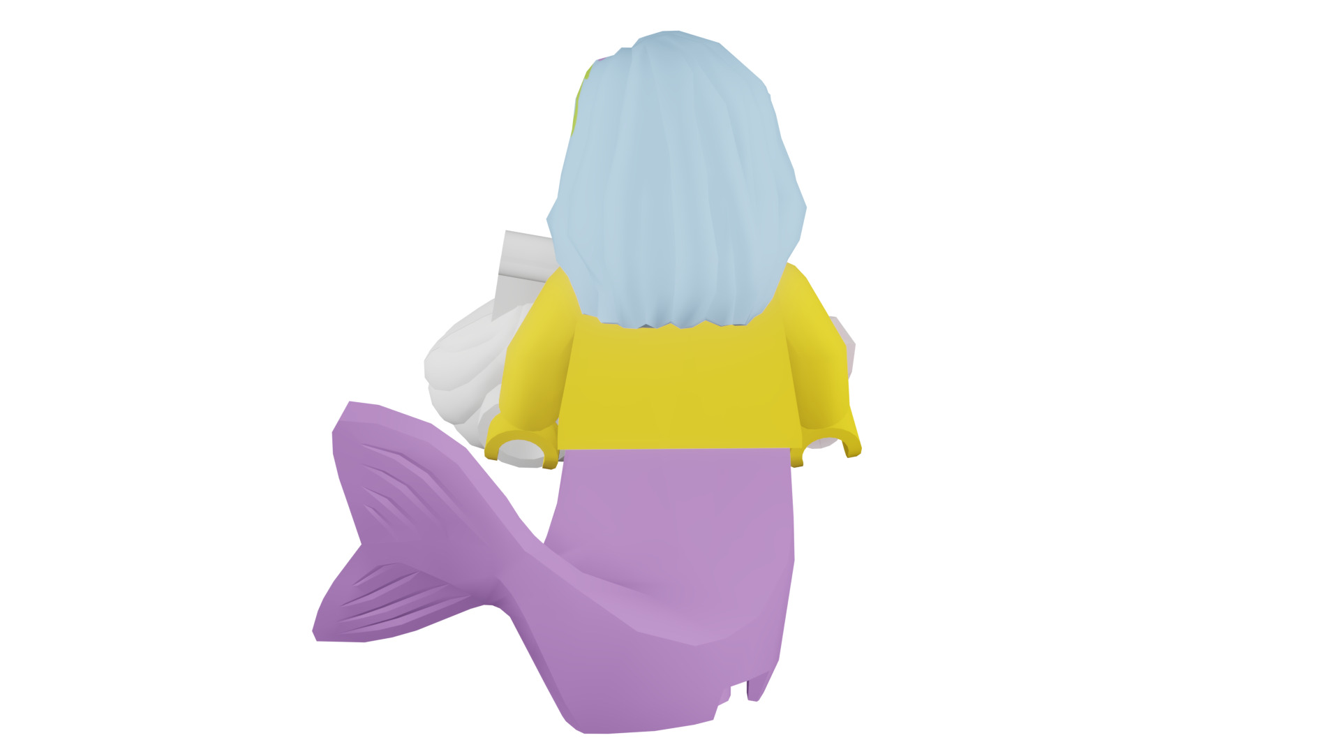 3D print minifigure - 71004-16 Marsha Queen of the Mermaids 3D print model_26