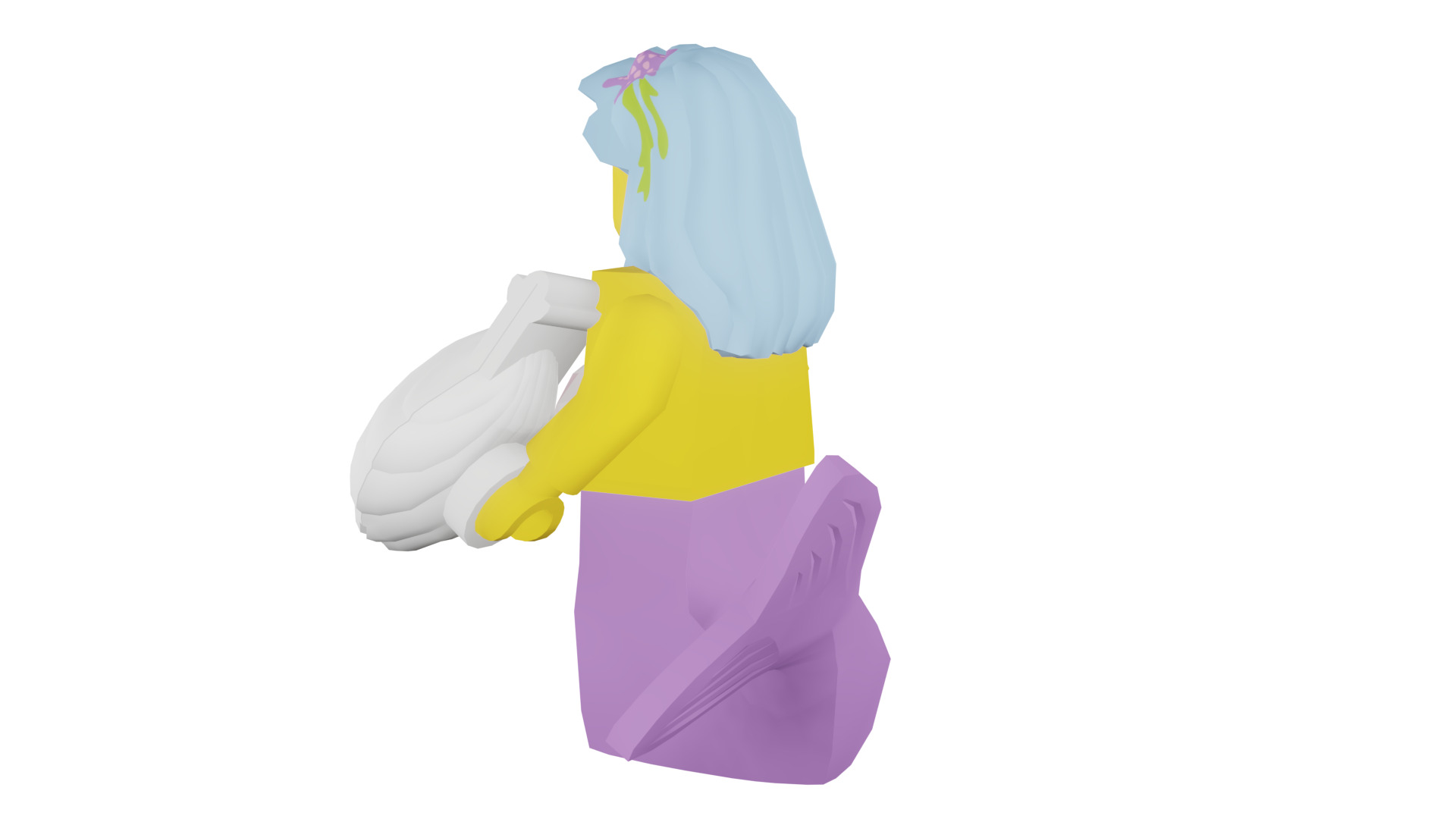 3D print minifigure - 71004-16 Marsha Queen of the Mermaids 3D print model_33