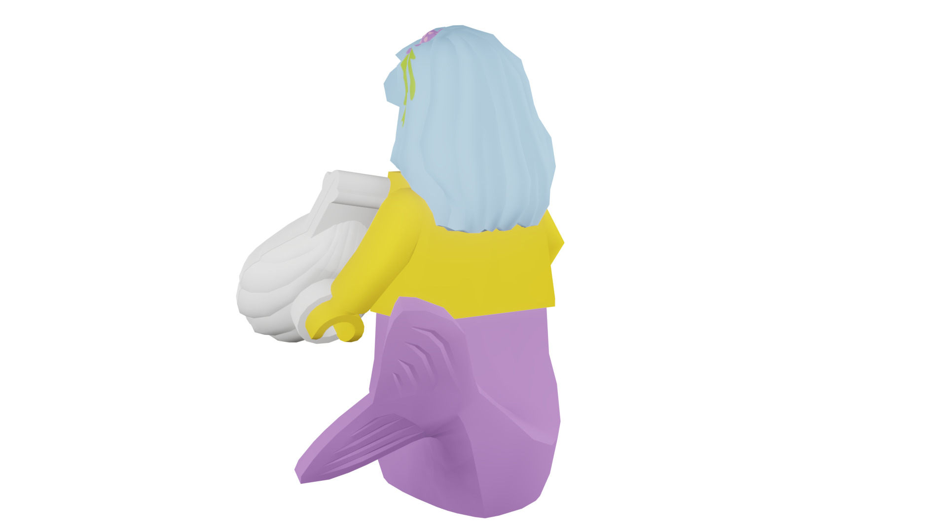 3D print minifigure - 71004-16 Marsha Queen of the Mermaids 3D print model_30