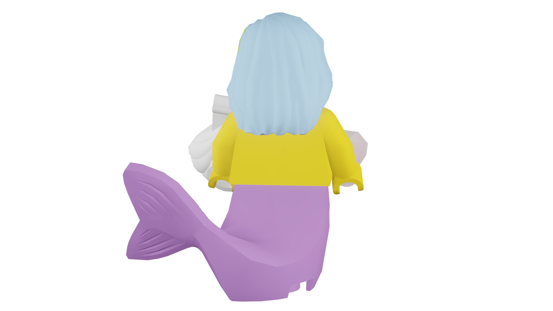3D print minifigure - 71004-16 Marsha Queen of the Mermaids 3D print model_25