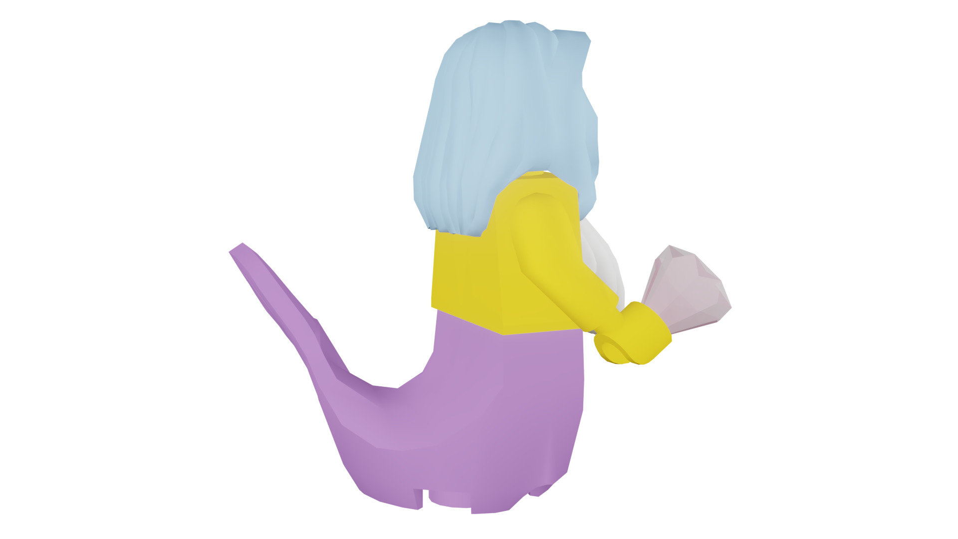 3D print minifigure - 71004-16 Marsha Queen of the Mermaids 3D print model_18