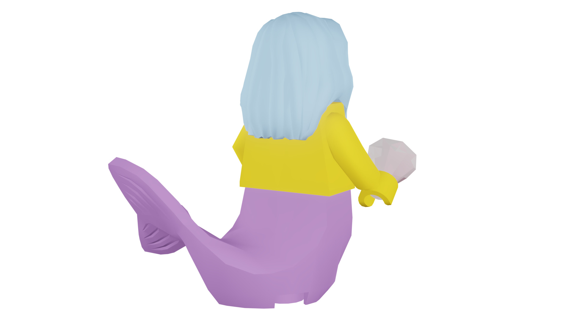 3D print minifigure - 71004-16 Marsha Queen of the Mermaids 3D print model_22