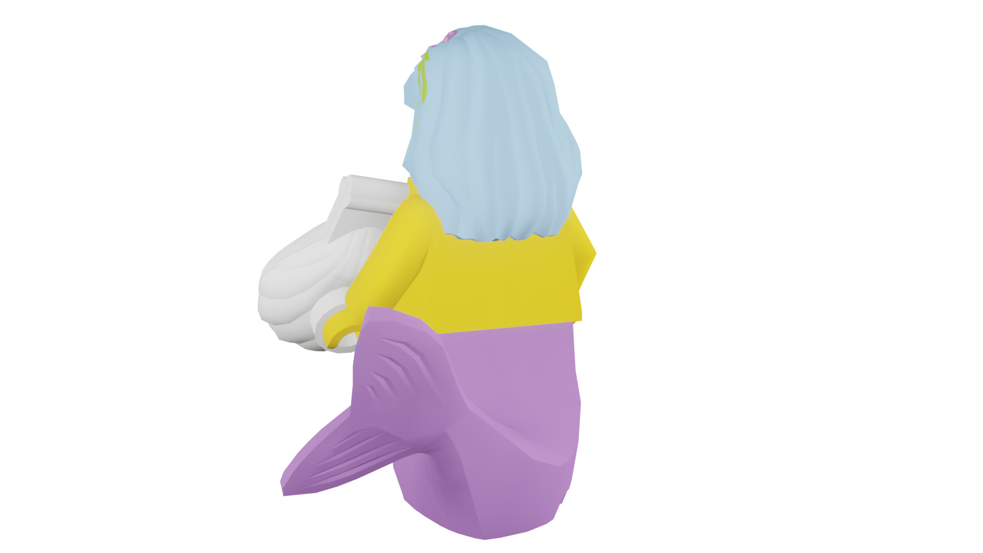 3D print minifigure - 71004-16 Marsha Queen of the Mermaids 3D print model_29